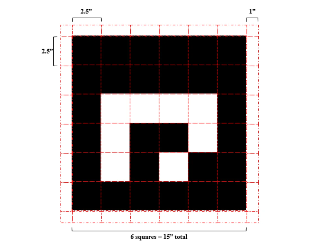 Figure 2.15 Tag 1 Template (Red)