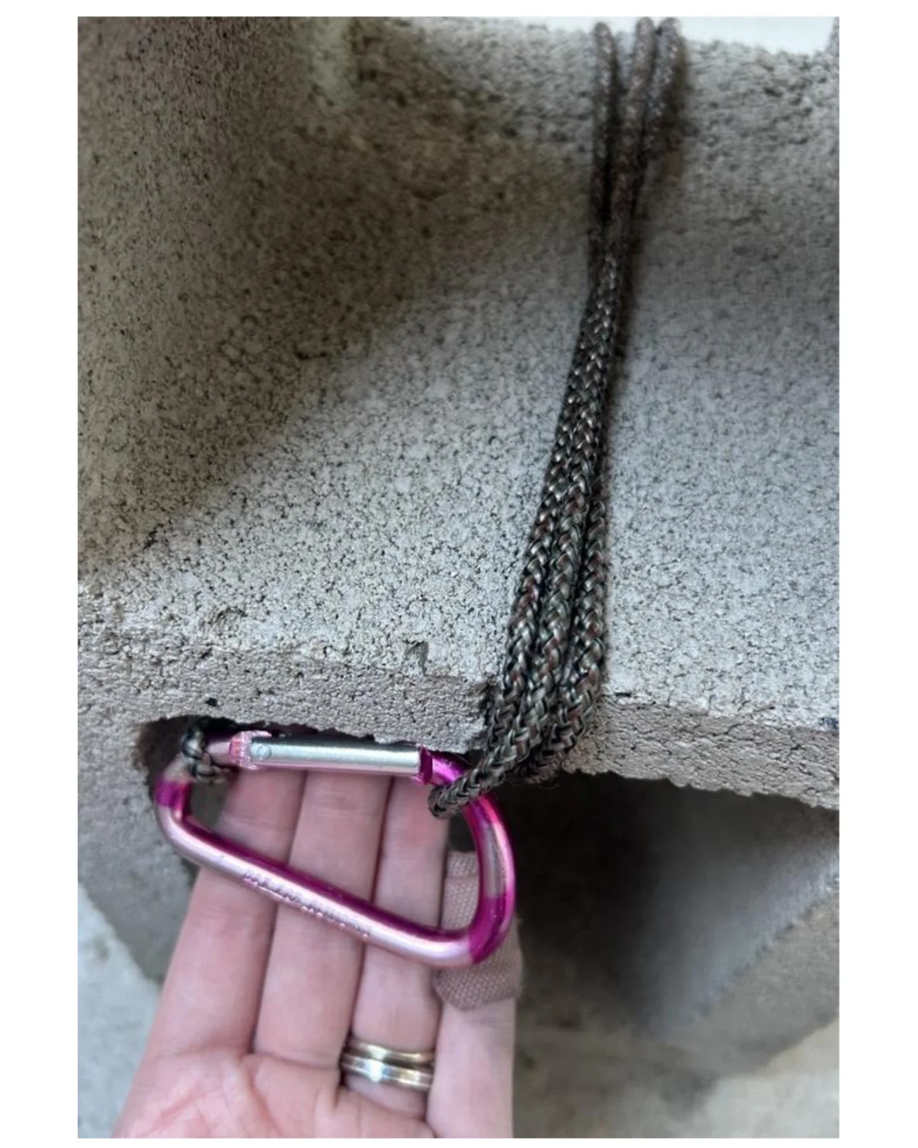 Figure 2.20 Fasten with Carabiner